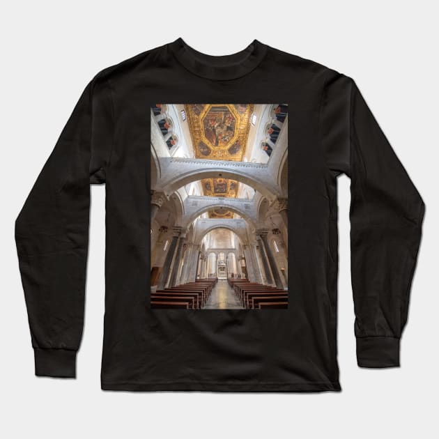 Basilica di San Nicola in Bari, Italy Long Sleeve T-Shirt by mitzobs